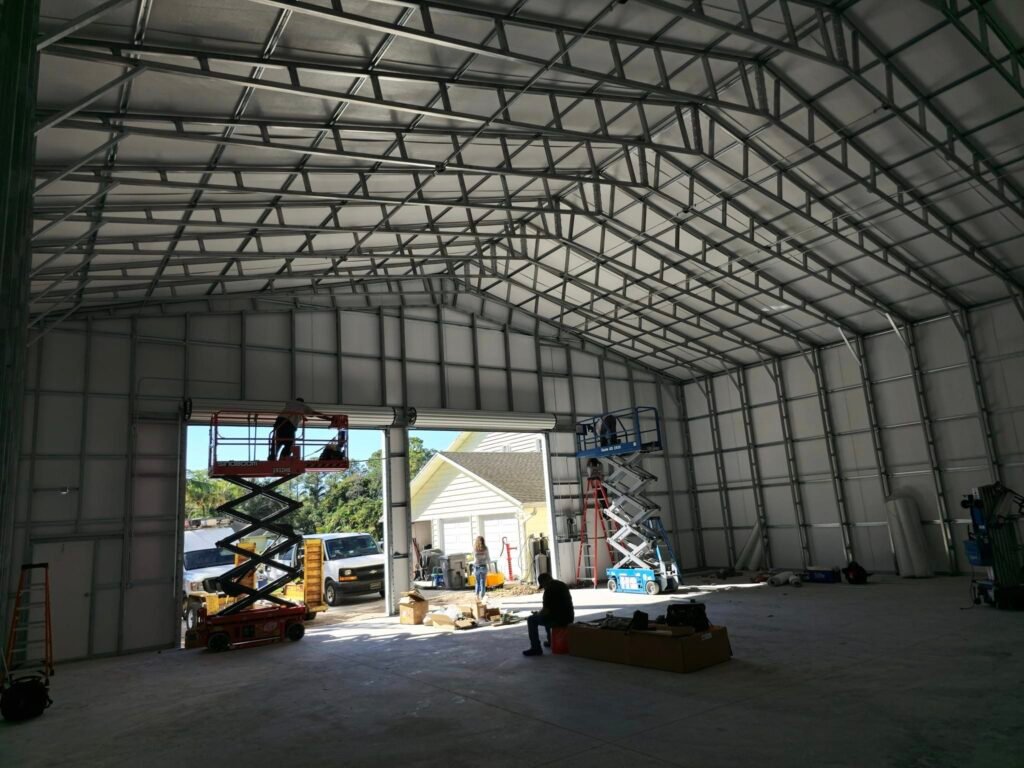 Electrical Installations for Metal Garages - Patterson Electrical Contracting - Loxahatchee, West Palm Beach, Royal Palm Beach, Wellington, Palm Beach County - Electrician